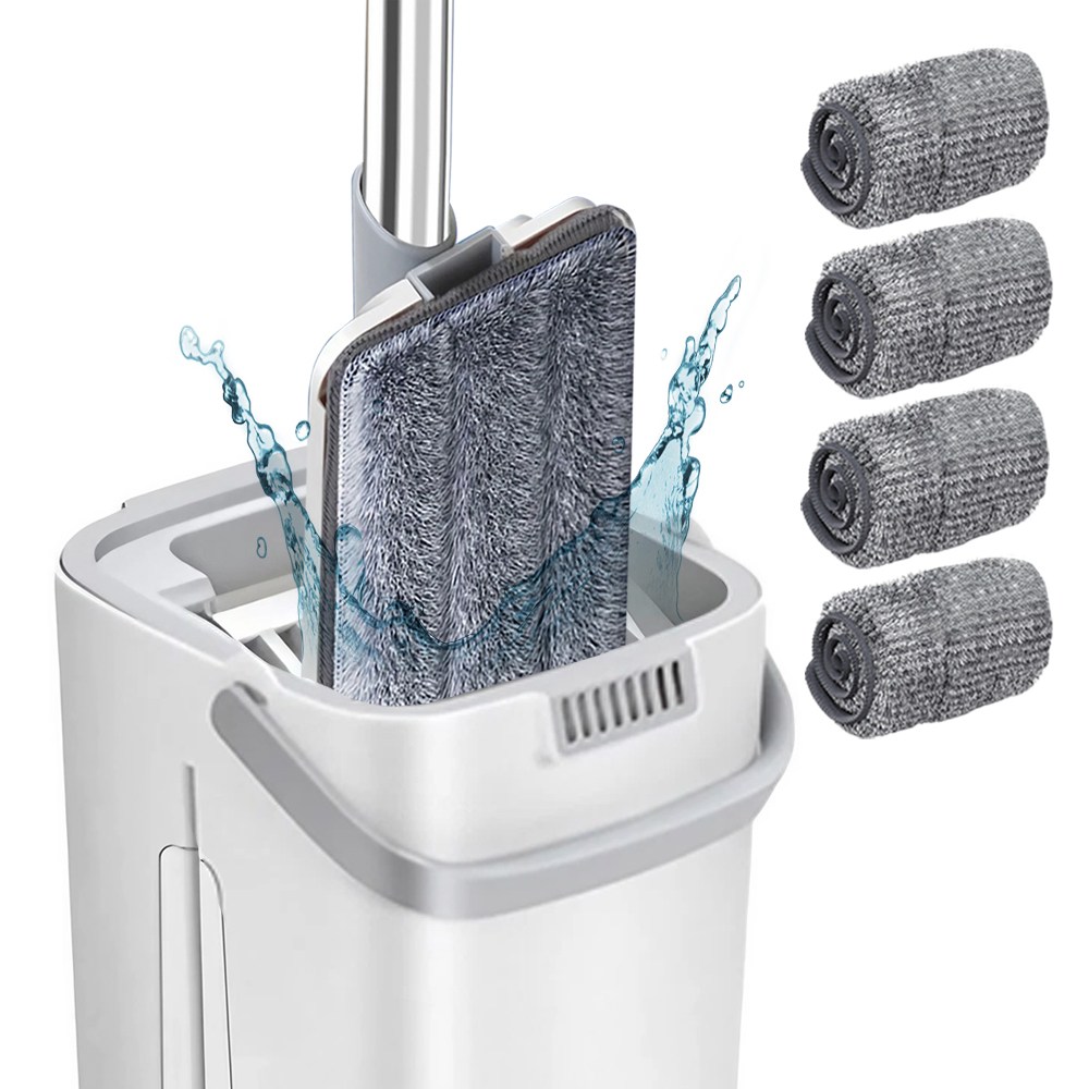 럭키썸 노터치 물걸레밀대 극세사 걸레 밀대걸레, 1개 14,990원