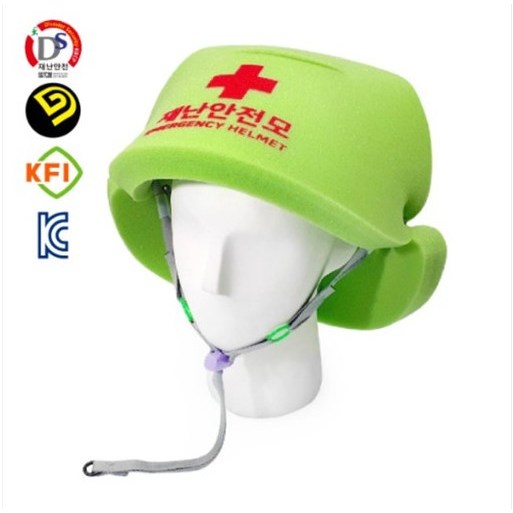 삐삐템 [K1b2b] 큐즐 개구리 재난안전모 보관케이스제공 한국소방기술원 난연인증스펀지 KCL 어린이제품 공통안전기준 통과 전연령 편안한 크기조절 우수디자인 산업통상자원부, 1개 29,800원