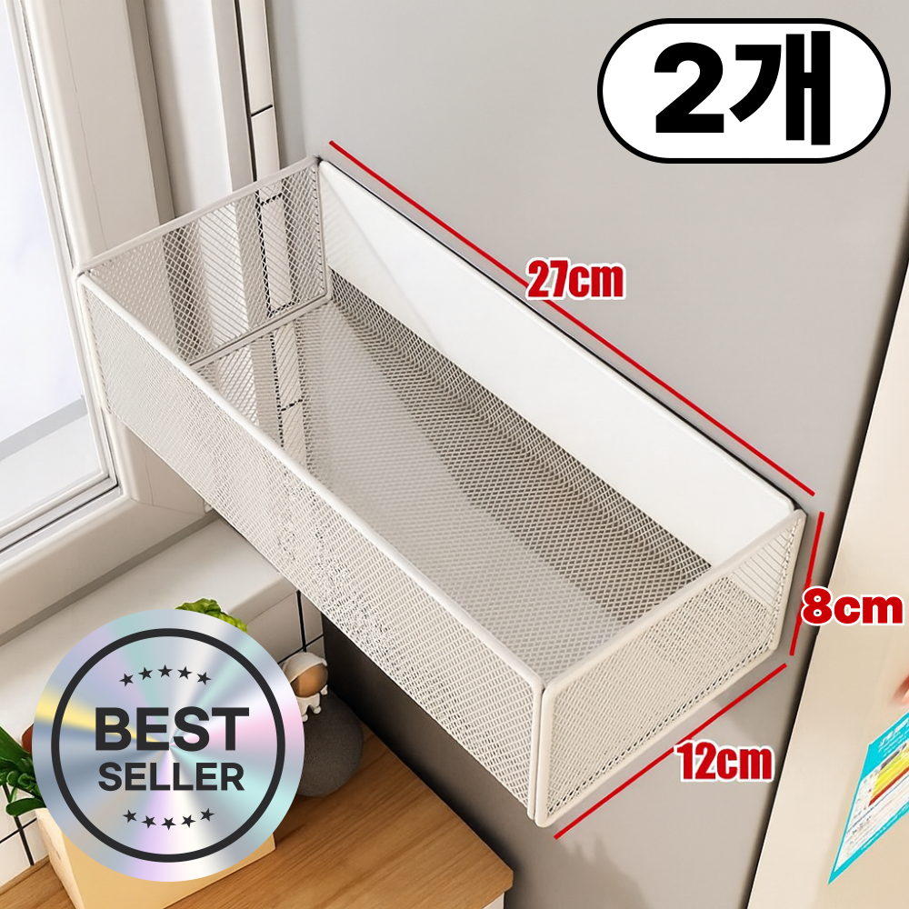 제이엘로 프리미엄 초강력 대형 자석 선반, 2개, 화이트 19,300원