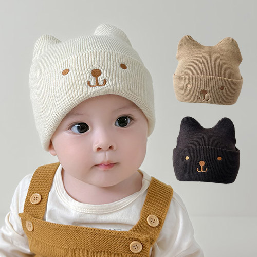 [KC인증 당일출고]베스더스 유아동 니트 뿔비니 귀달이 가을 겨울 모자 9,900원