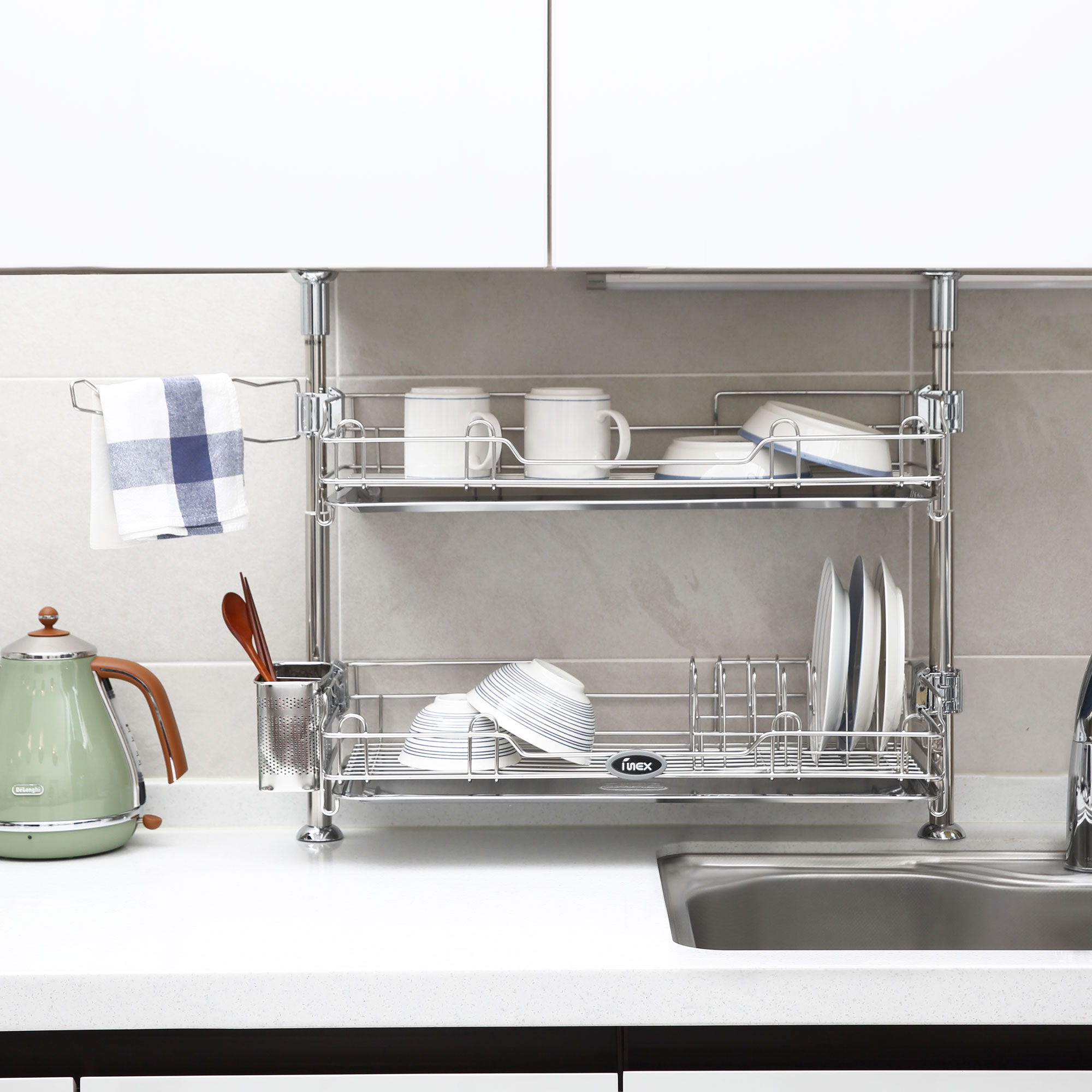 아이넥스 뮤즈 프리미엄 더블원터치 싱크선반 600 99,360원