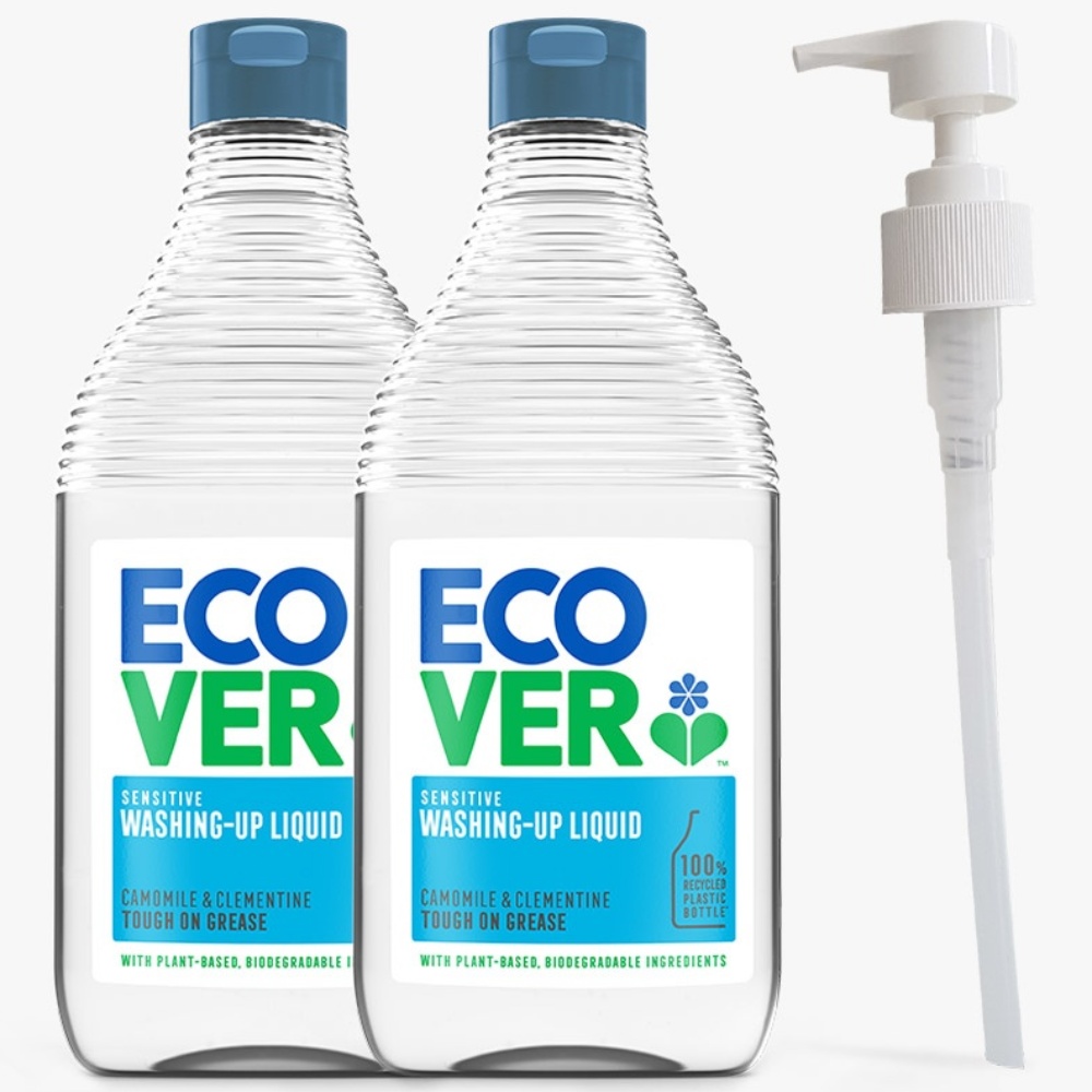 에코버 주방세제 450ml 2개 + 펌프 / 카모마일, 450ml, 2개 14,900원