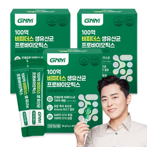 GNM 100억 비피더스 생유산균 프로바이오틱스, 60g, 3개 73,800원