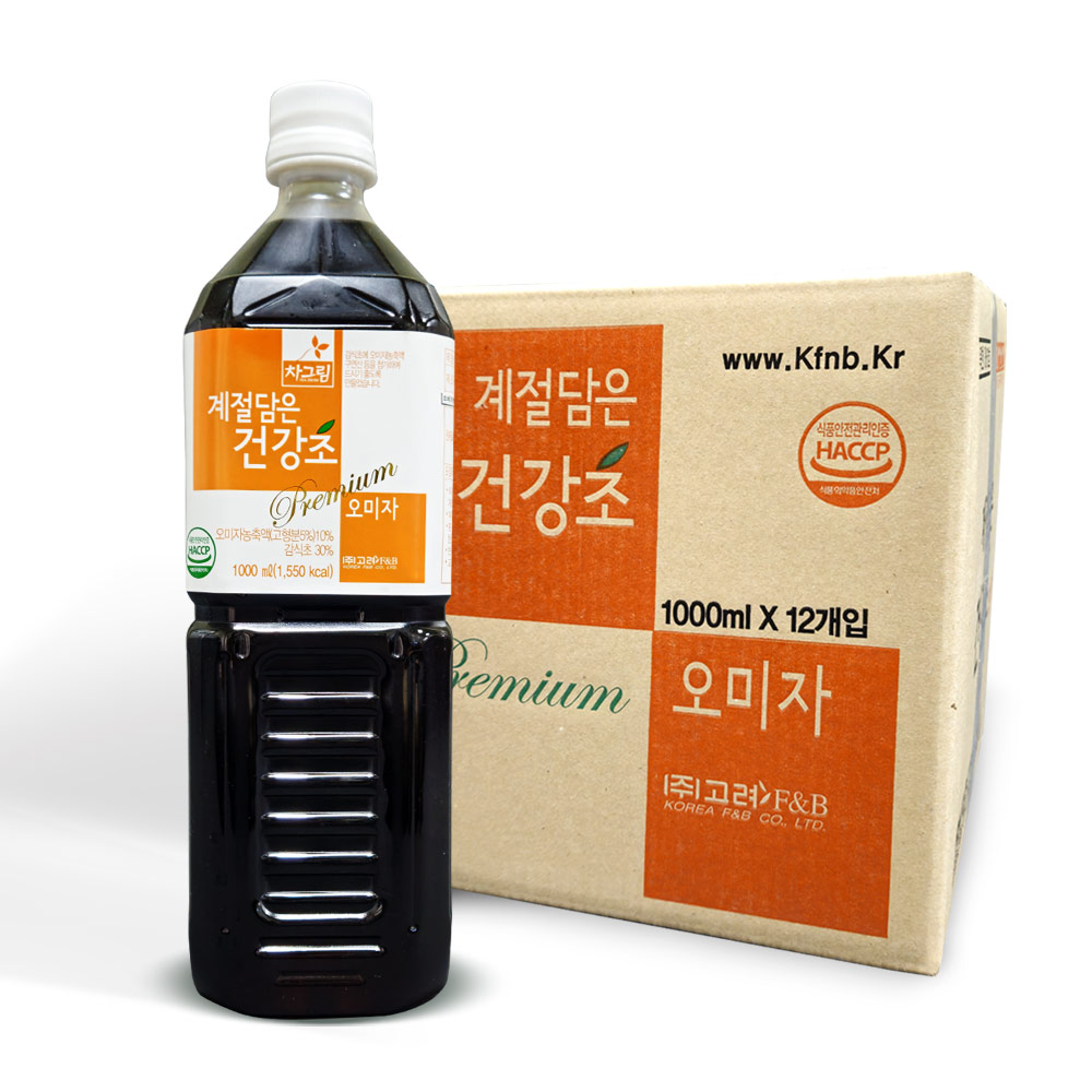 계절담은 건강초 오미자 감식초, 1L, 12개 55,900원