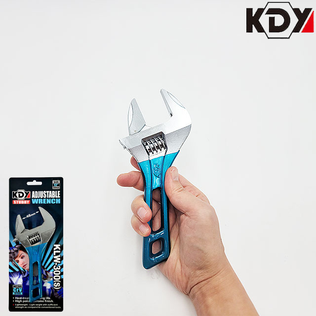 국민 몽키 경량 숏 포켓 스패너 케이디와이 렌치 12인치 46mm KDY KLW-300S 11,900원