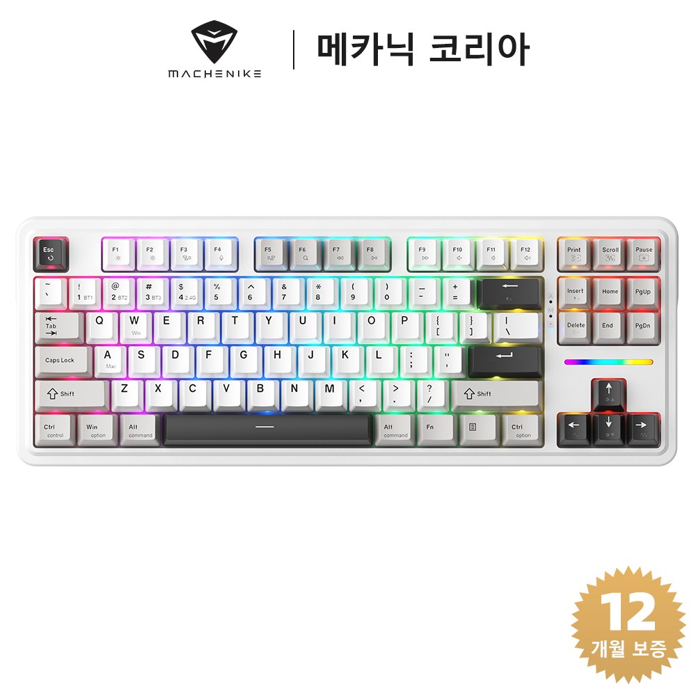 Machenike 메카닉 KG87 RGB 무선 게이밍 기계식 키보드 59,900원
