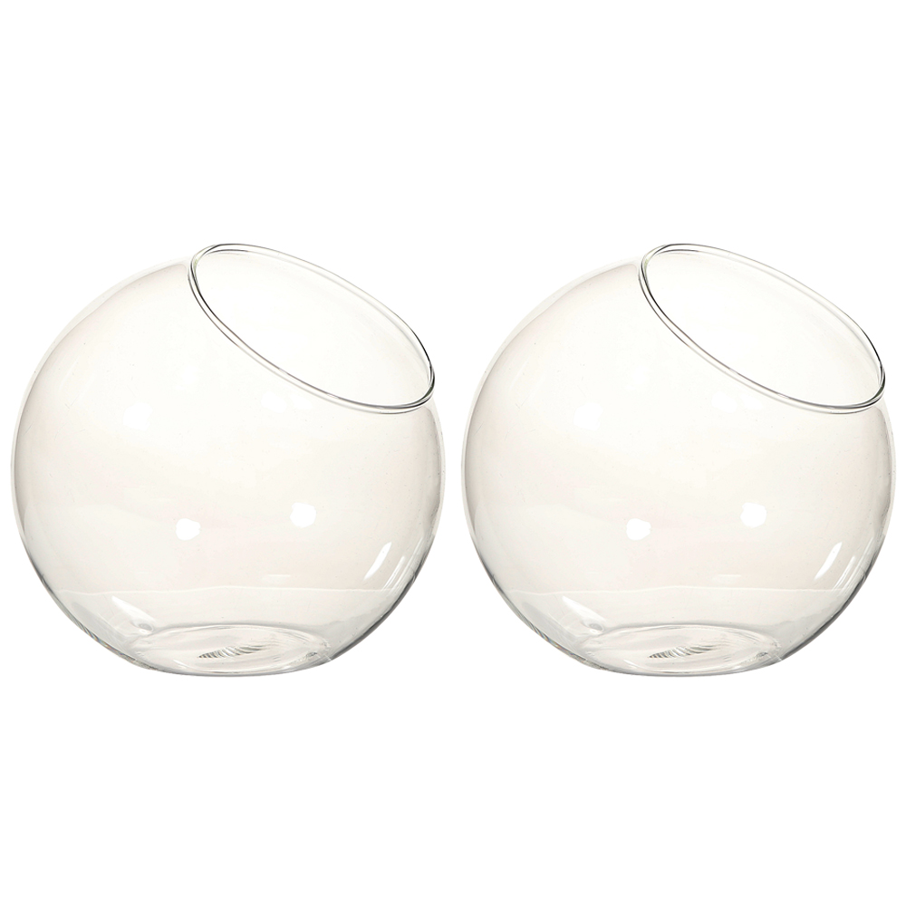 테라리움 만들기 젤캔들 원형볼 유리 화분 15cm, 2개 9,920원