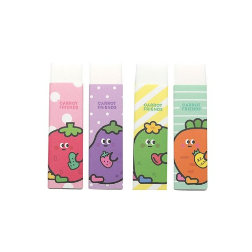 핑크풋 당근 잘지워 길다란 지우개 26,120원