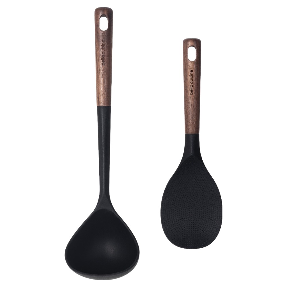 벨라쿠진 월넛우드 실리콘 조리도구 2종 세트 11,600원