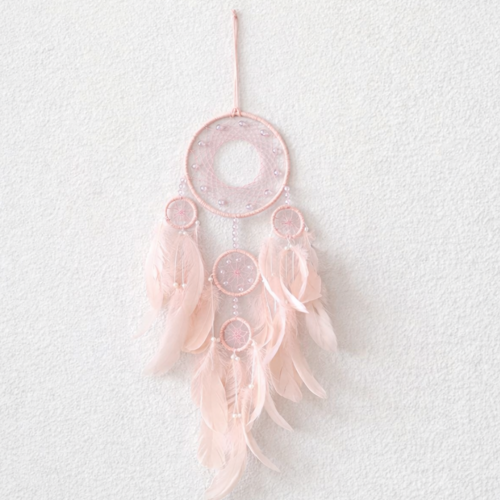 데이아스 아늑한 공간 핸드메이드 드림캐쳐, 파스텔핑크 20,100원