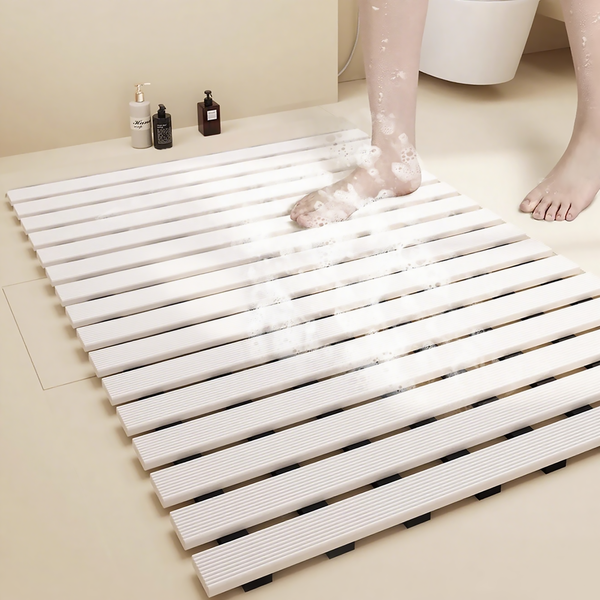 파센 미끄럼방지매트 욕실매트 베란다매트 항균 물빠짐, 1개, 화이트 69,900원