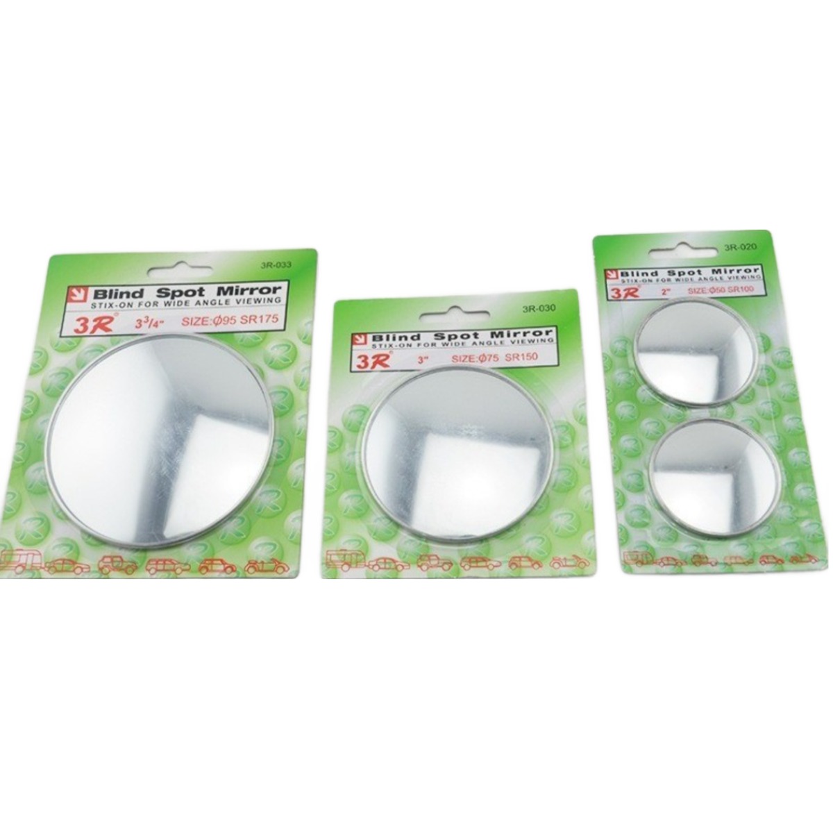 차량용 사각지대 보조미러 원형 볼록거울 3M부착 백미러 보조 시야확보 안전미러 ( 대형90mm /중형75mm/소형45mm), 1개, M 중형75mm 9,600원