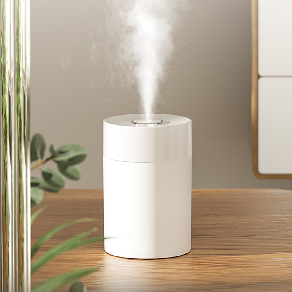 하이온 저소음 무드등 습도조절 미니 가습기, 화이트 12,900원
