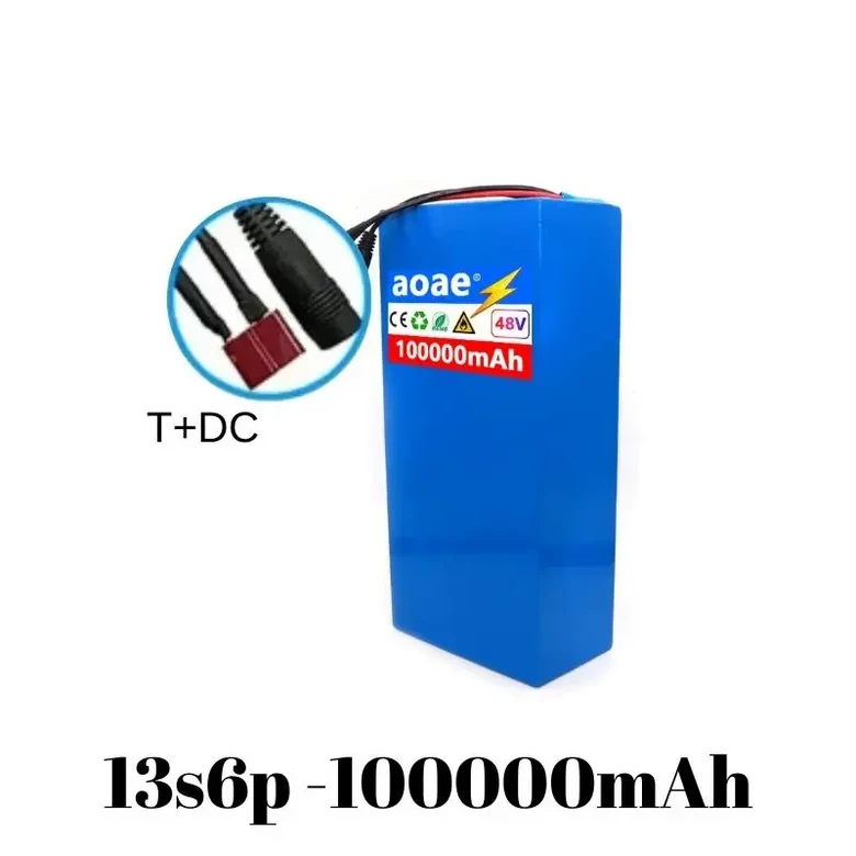 New100% 오리지널 48V 13s6p 리튬 배터리 팩 250W-2000W Citycoco 전동 스쿠터 내장 50A BMS 205,500원