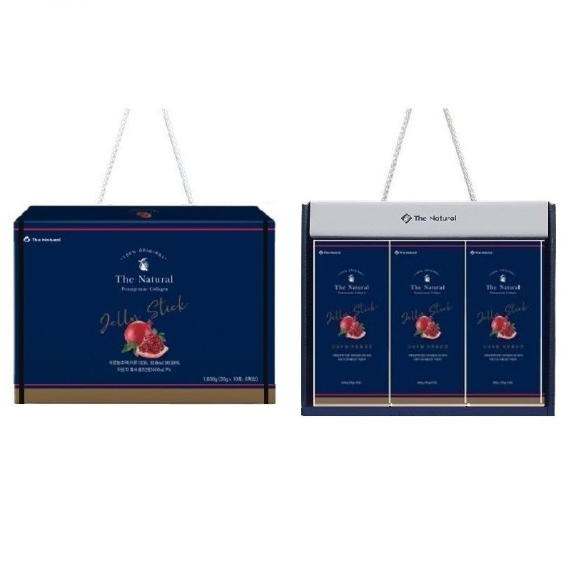 [선물세트/30포] 더내추럴 석류콜라겐 젤리스틱 20g 10포 3박스, 3박스, 200g 39,700원