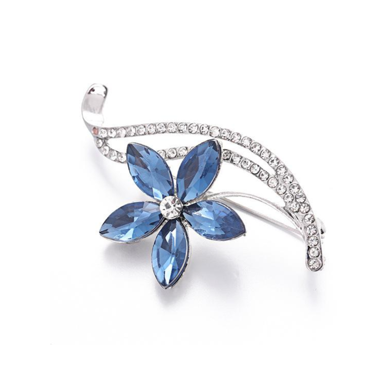 NXNA 925실버 블루플라워브로치 큐빅패션 CZW-XZ002 도금 77,500원
