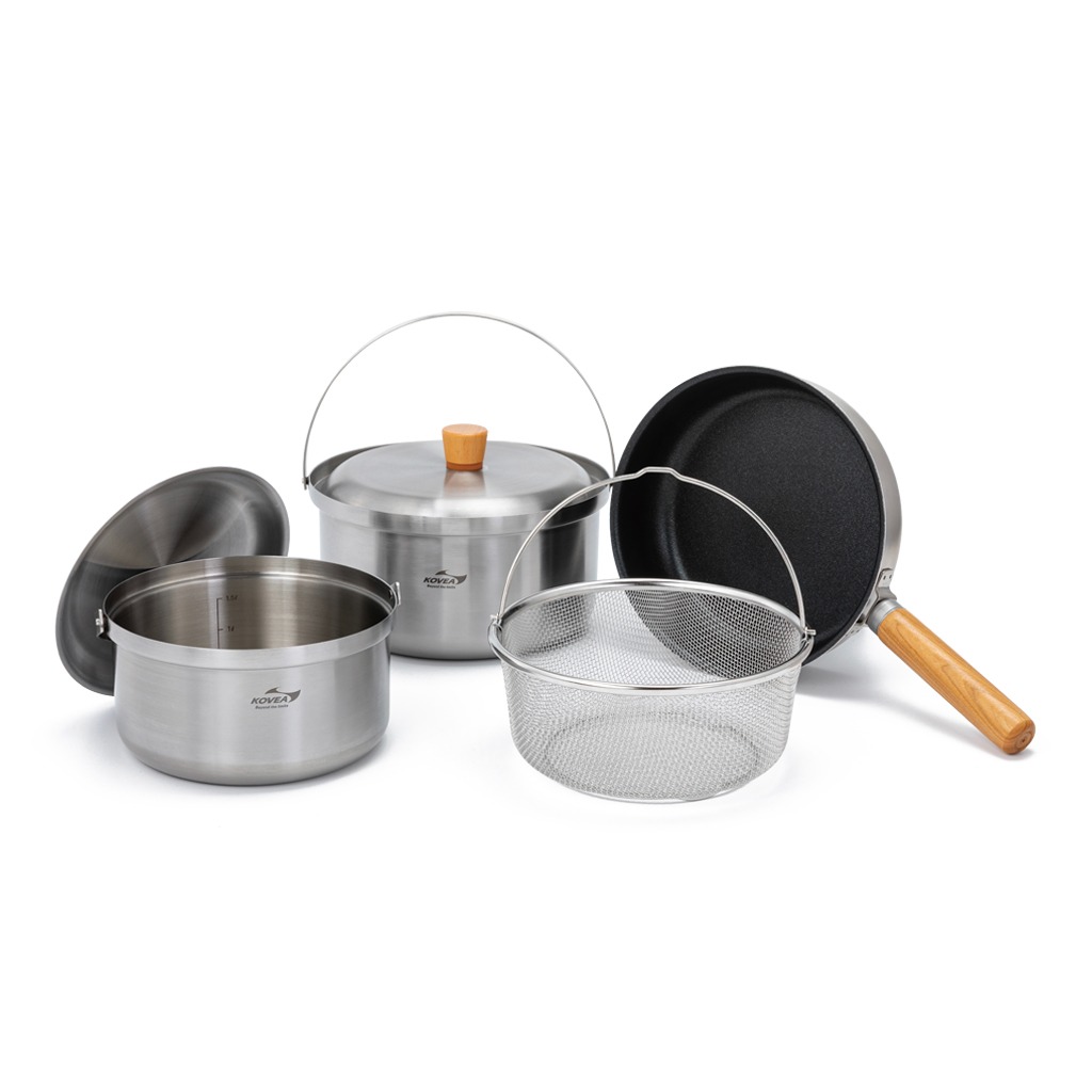 코베아 3레이어 스테인리스 3~4인 코펠 KEC19PS-01 캠핑 낚시 143,000원