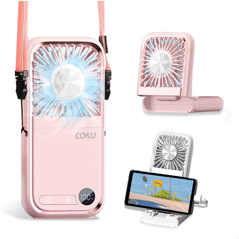 COKU 탁상용 접이식 급속 냉각 에어컨 미니 휴대용 선풍기 캠핑용 다용도 17,300원