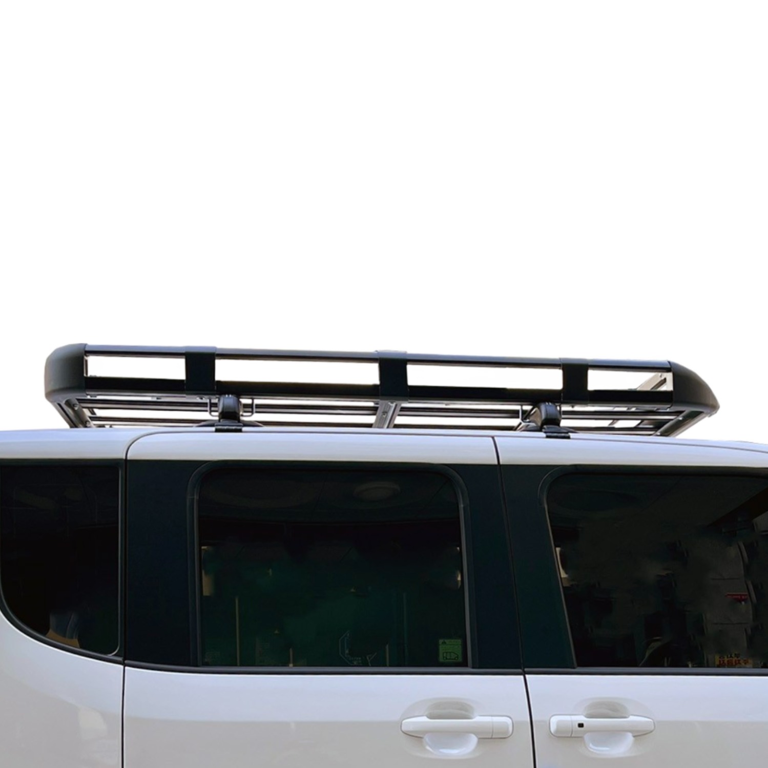 레이 루프바스켓 루프캐리어 가로바 포함 2in1 SUV 전차종, 1개, 블랙 255,000원