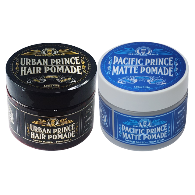 [부시클로스 본사직영몰] 부시클로스 헤어포마드 어반프린스 115g + 매트포마드 퍼시픽프린스 115g 48,000원