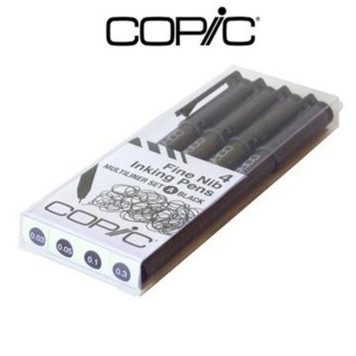 코픽 멀티라이너 4본 세트 제도펜 피그먼트펜 / 옵션선택 11,500원