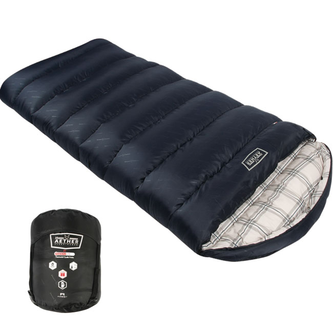 빈슨메시프 캠핑 침낭 아이테르 에스키모 4000g, 블루블랙, 1개 79,270원