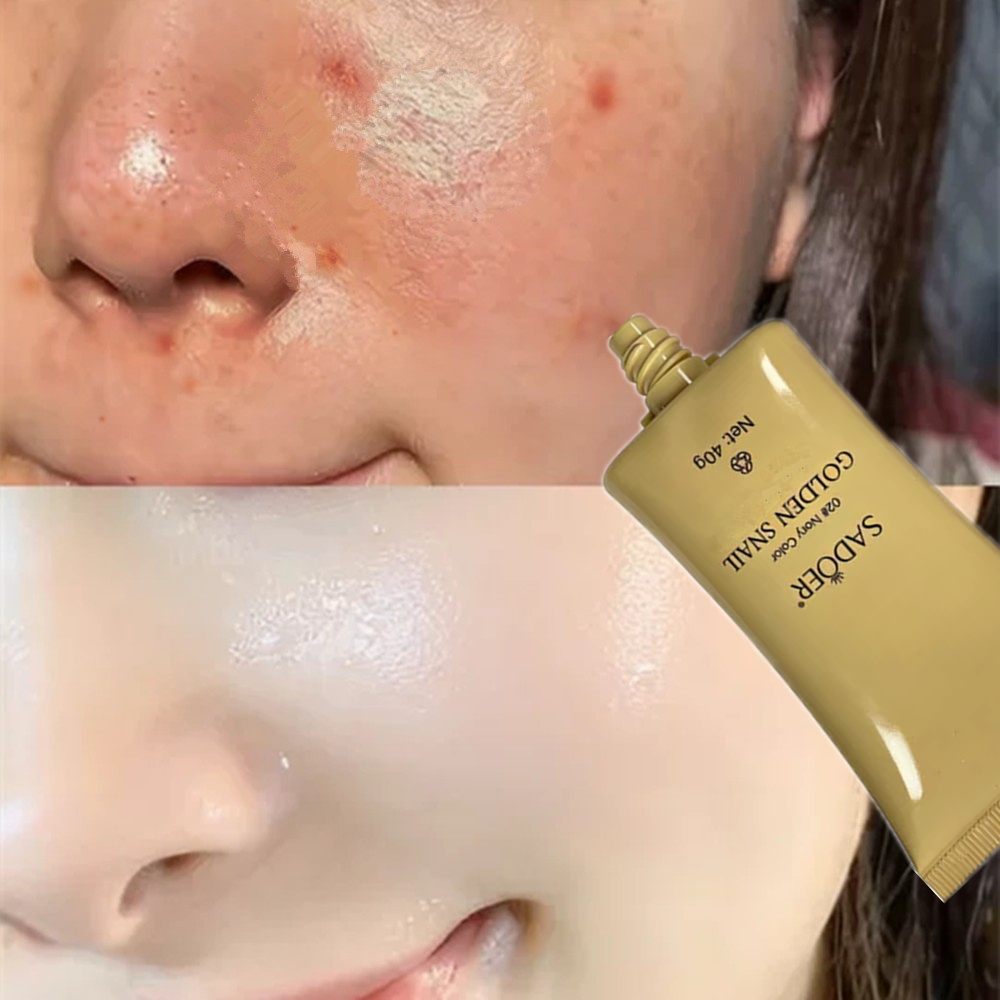 비비크림 여성 비비크림 톤업크림 쌩얼크림 여성 bb크림 달팽이 에센스 자외선 차단 세럼 파운데이션, 1개, 40g, 아이보리 5,000원