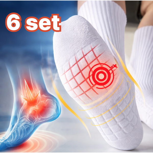 더나은생활 족저근막염 충격흡수 스포츠 양말(6set) 19,000원