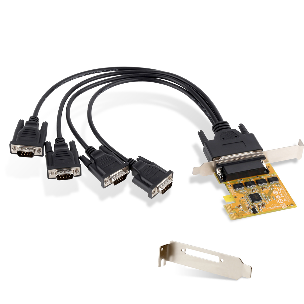 SUNIX-SER6456AL-C 4포트 멀티포트 RS232 시리얼 PCI-Express 확장 카드 97,100원