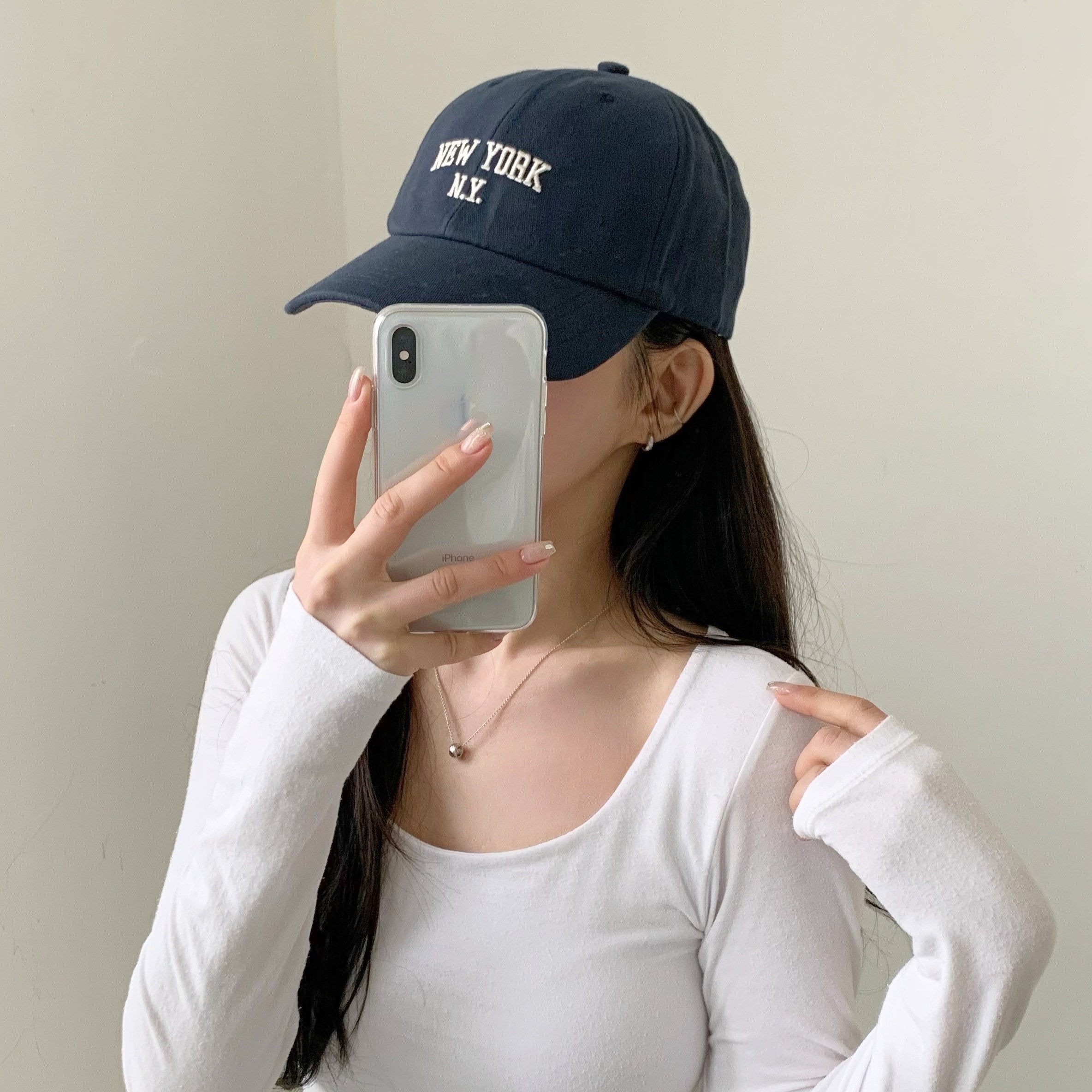 디아쿠아 남녀공용 NY 뉴욕 심플 자수 야구모자 볼캡 모자 6,600원