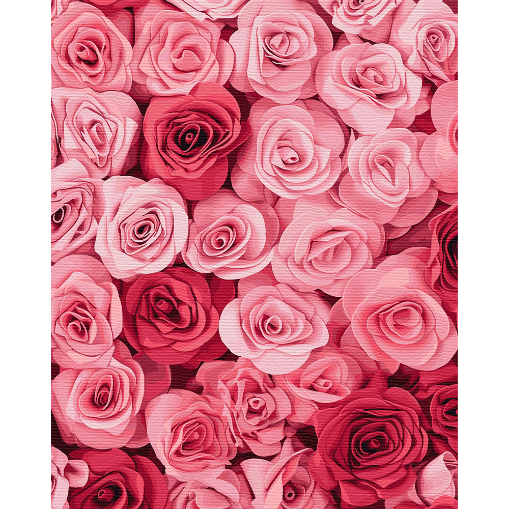 플레이어바웃 유화 로맨틱 장미 DIY 명화 그리기 40 x 50 cm, 혼합색상, 1개 17,900원