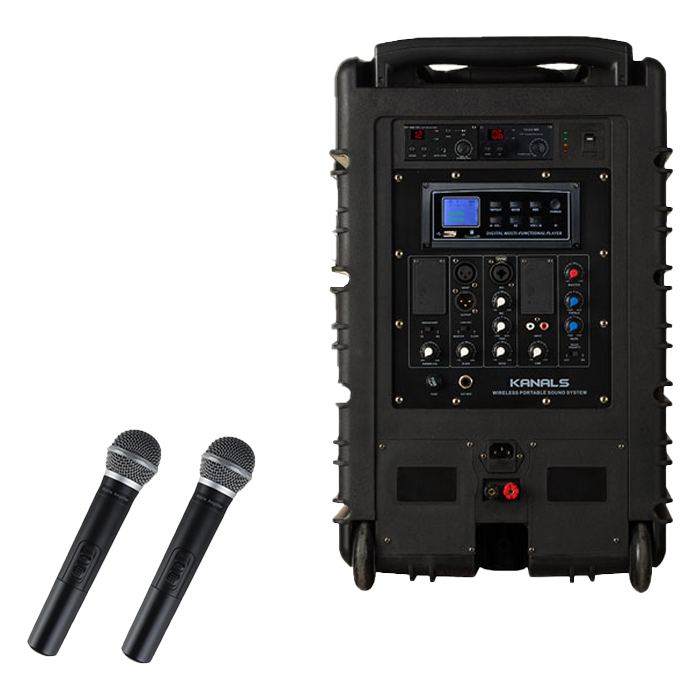 카날스 충전식 블루투스 이동형 앰프 스피커 500W 25cm + 핸드형 마이크 2p 1,542,430원