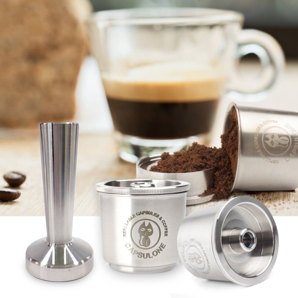 홈카페 일리 커피 탬퍼 반영구 리필 캡슐 스테인레스 스틸 템퍼 커피머신 호환캡슐 재사용 18,900원