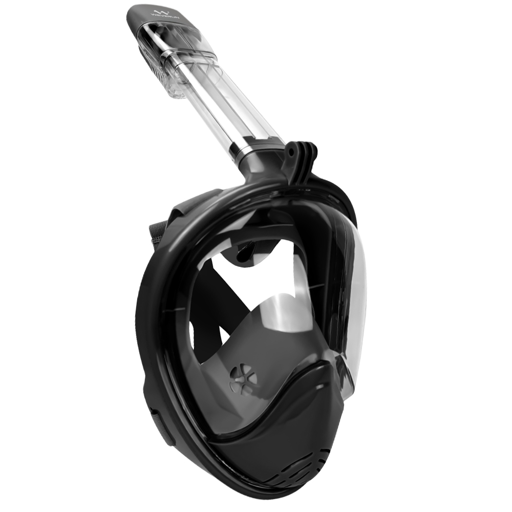 위베런 스노쿨링 마스크 이지브리더 4세대 풀페이스 스노클링 장비 일체형 물안경 세트, 블랙 24,900원