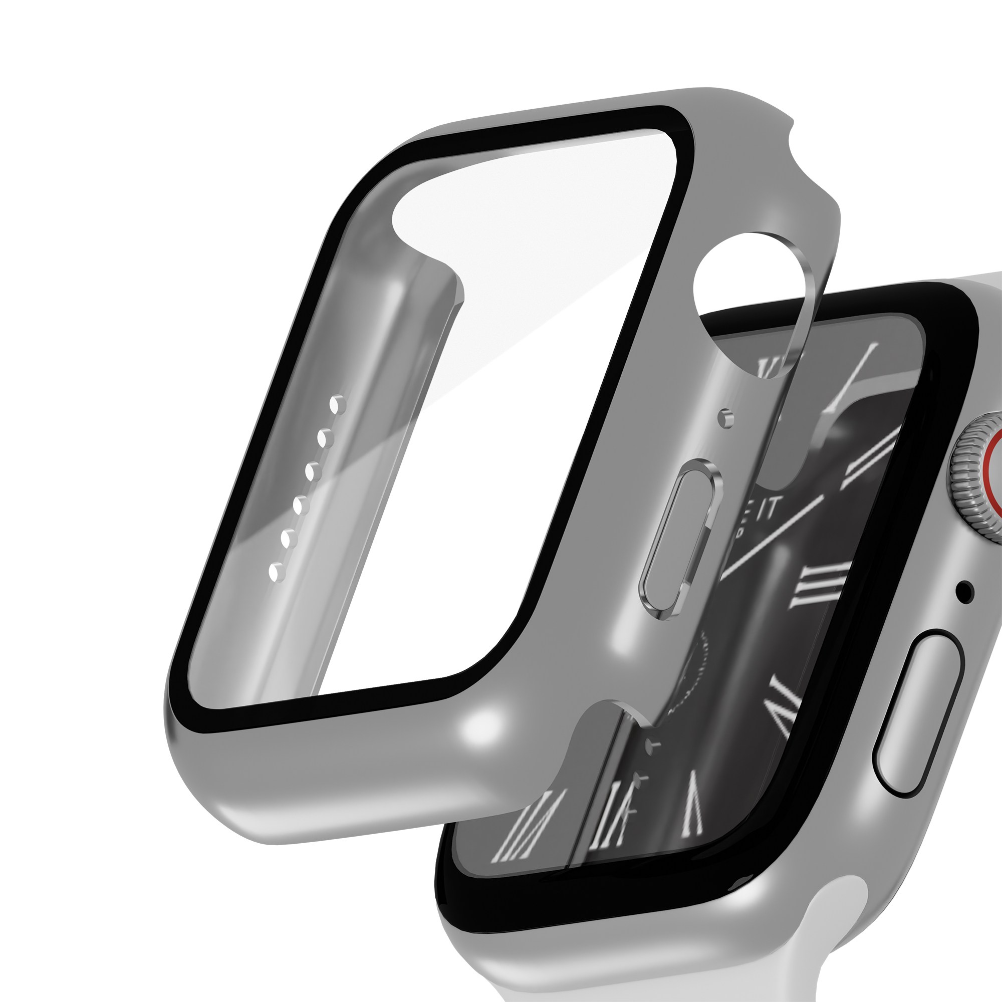 아이메이드잇 애플워치 호환 풀커버 일체형 케이스, 실버, 1개 9,900원