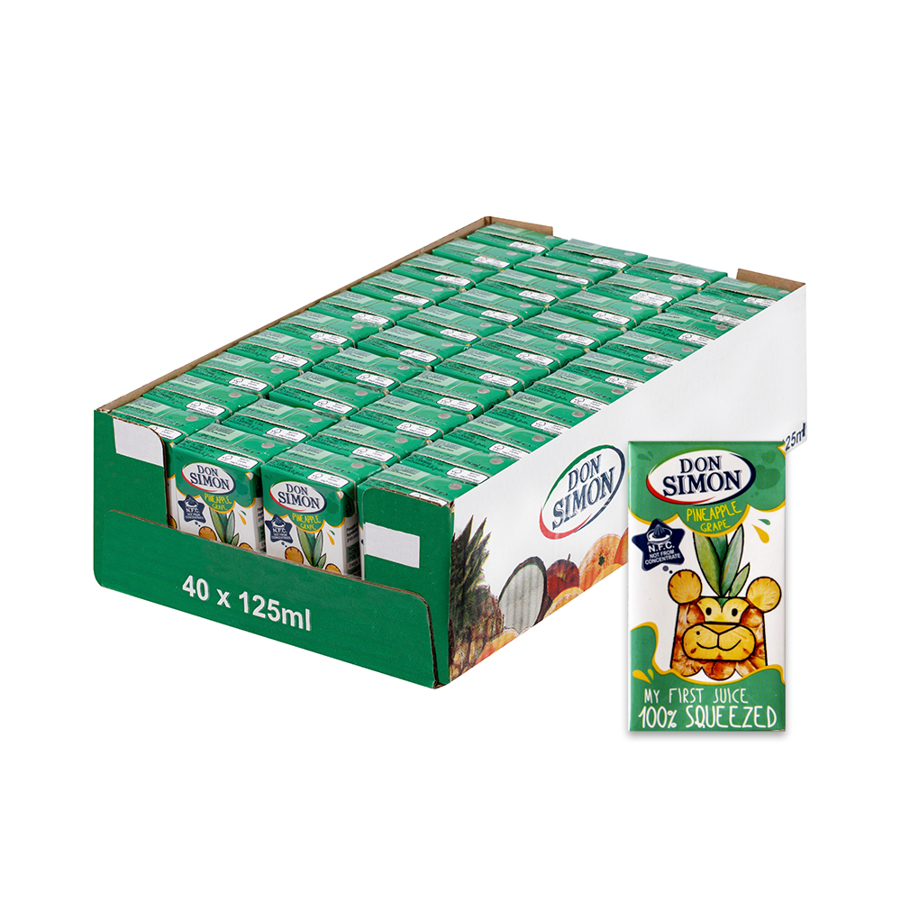 돈시몬 생과일 착즙 파인애플 포도주스, 125ml, 40개 31,000원