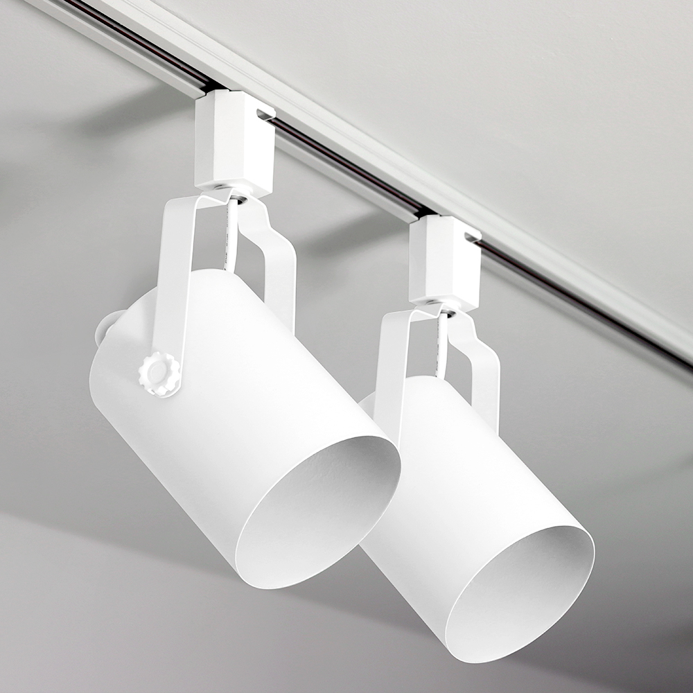 플랜룩스 엔젤라이팅 원통 레일 조명 등기구, 백색, 2개 14,900원