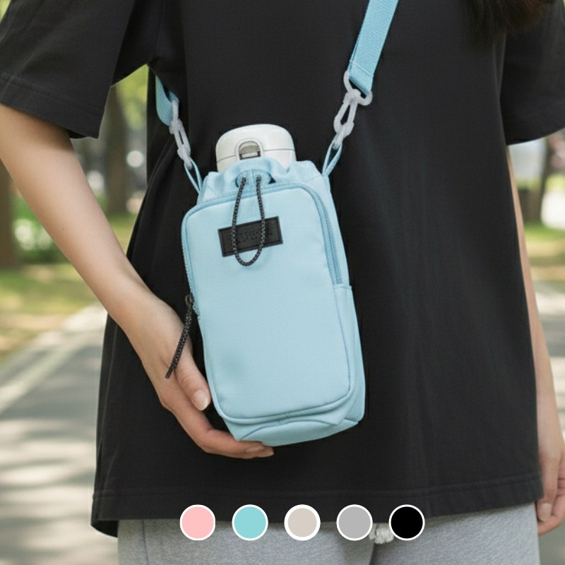 [두손자유] 페로키 텀블러백 물통 가방 파우치 크로스백 가방, 1개, 페로키_스카이블루백 15,300원