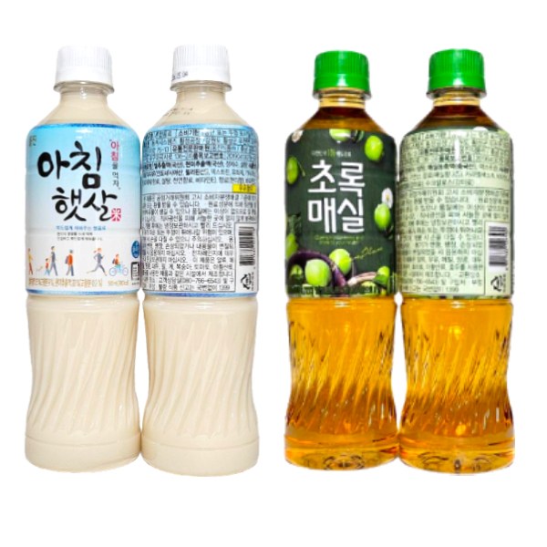 웅진 아침햇살 초록매실 500ml x 12개입씩 총 24개입 26,300원
