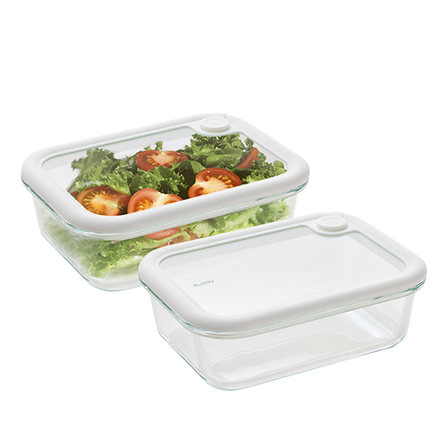 에지리 올글라스 내열유리 밀폐용기 사각 640ml 20,200원