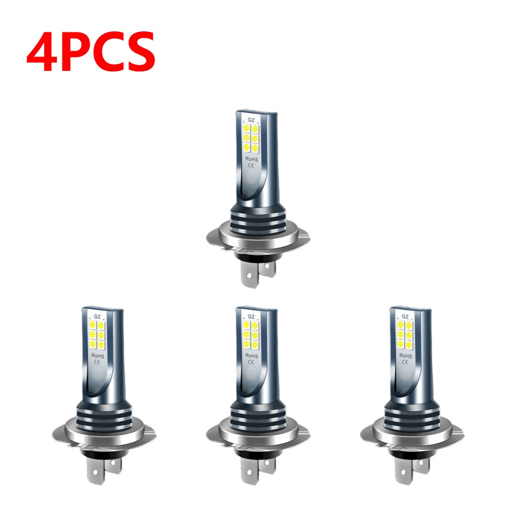 자동차 부품용 LED 헤드라이트 전구 자동차 안개등 전구 하이 로우 빔 IP67 방수 슈퍼 브라이트 화이트 H7 30000LM 6000K 17,600원