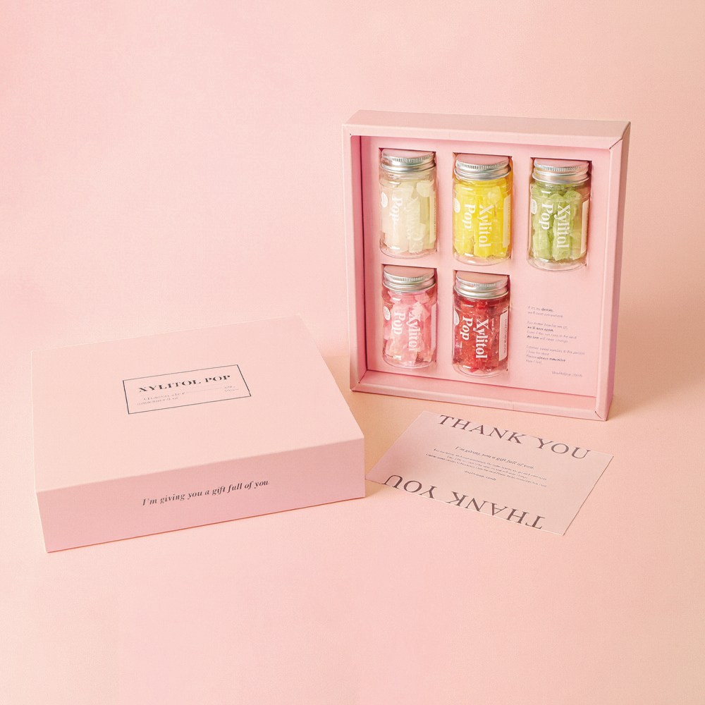 자일리톨 화이트데이 수제캔디 5종 핑크선물세트 29,800원