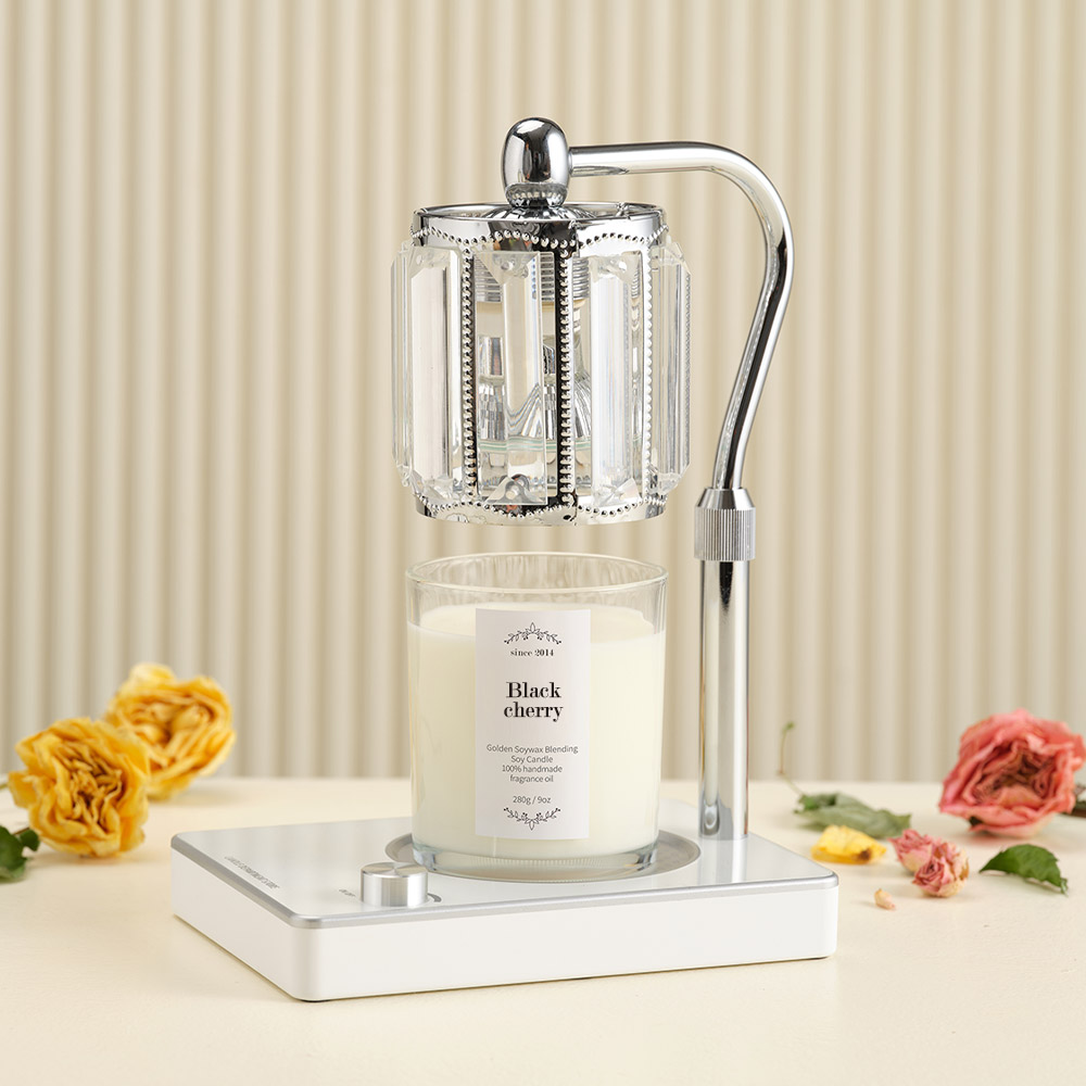 캔들백화점 엘사 워머 + 소이캔들 280g 세트, 블랙체리, 실버화이트 49,700원