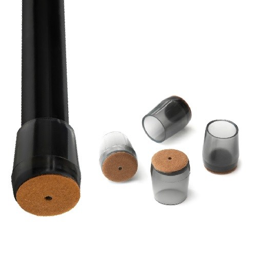 체어서퍼 의자발커버 블랙투명 원형 S (허용범위 1.5cm~1.6cm) 8,000원