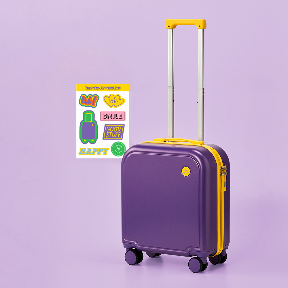 모던하우스 ON minianimi 캐롯 기내용 캐리어 + 스티커 세트 18인치 39,890원