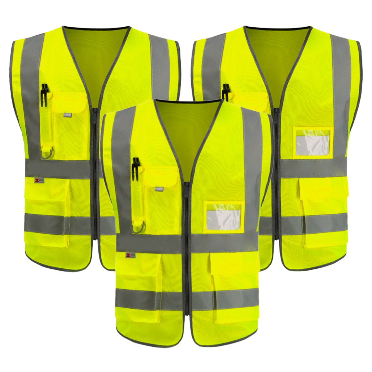 코드시크 고휘도 반사 멀티포켓 현장 안전조끼 고급형, 3개 27,800원