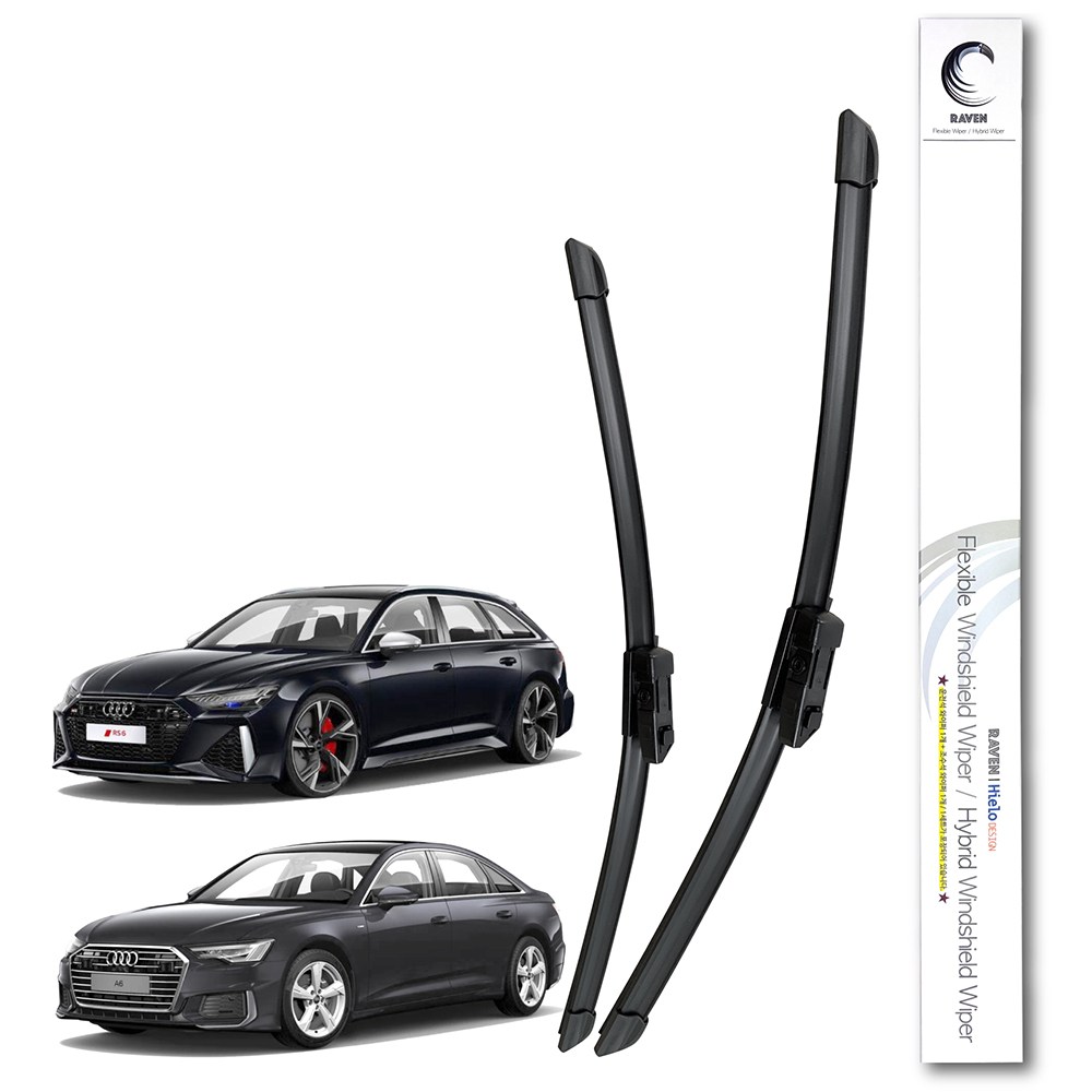 레이븐 아우디 A6 S6 RS6 C7 C8 와이퍼 운전석+조수석 세트 차량연식별 상이 순정타입 컨텐츠 참조 21,500원