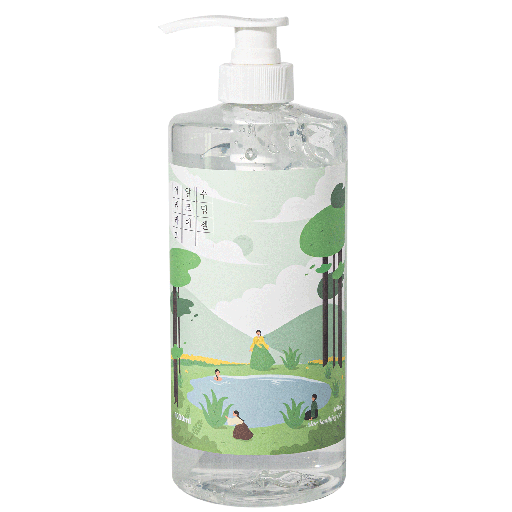 [쿨링 진정] 아리라끄 대용량 알로에 수딩젤 97% 1000ML 무알콜, 무향료, 수분진정, 알로에팩, 1개, 1L 21,900원