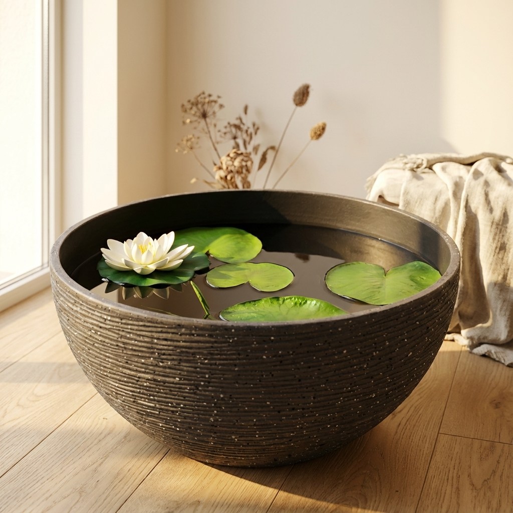 리비아쿠아 플라스틱 대형 수반 어항, 블랙스팟 16,000원