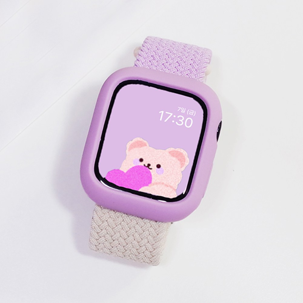 아이비온 애플워치 솔로 루프 메탈 스트랩 + 케이스 세트 10,900원